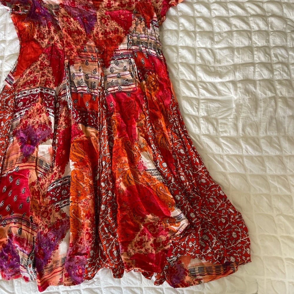 Bila Boho Patchwork Mini Dress - image 2